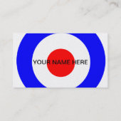 Modus scooter - persoonlijke contactkaart contactkaartje (Achterkant)