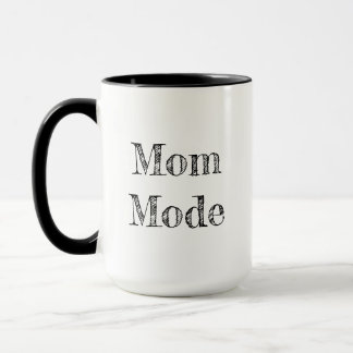 "Modus van moeder" Koffiekoffie-Mok - zwart-wit Mok