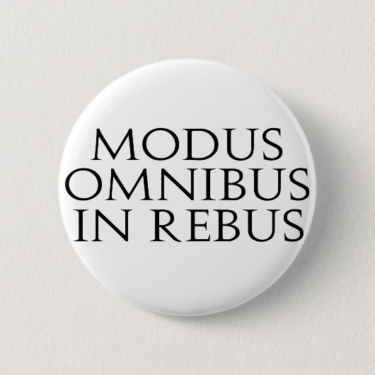 Modus Verzamel in Rebus Ronde Button 5,7 Cm (Voorkant)
