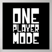 MODUS VOOR ÉÉN SPELER POSTER (Voorkant)