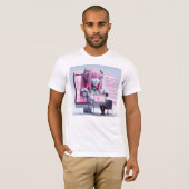 Moe 萌え Ik hou van chatbots Ai-robots Futuristisch  T-shirt (Voorkant volledig)