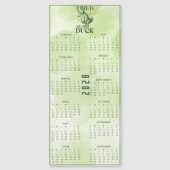 Moe als een eend 2026 Groene Eend Kalender (Voorkant)