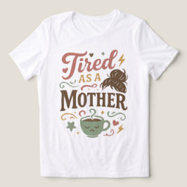 Moe als een Moeder Retro Moederdag Mama Cadeau Tri-Blend Shirt