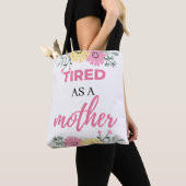 Moe als een moeder zwart tote bag (Dichtbij)