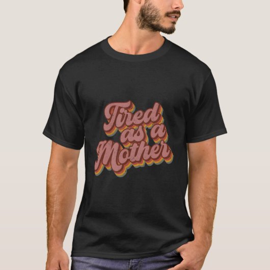 Moe als Moeder Stijl Moederdag T-shirt (Voorkant)