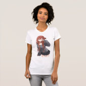 Moe Anime Meisje T-shirt (Voorkant volledig)
