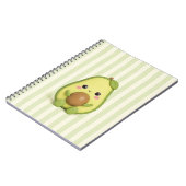 Moe Avocado Spiral Notebook Notitieboek (Linkerzijde)