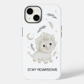 Moe Boho Dinosaur Kinderen Aangepaste iPhone Hoesj Case-Mate iPhone Case (Achterkant)