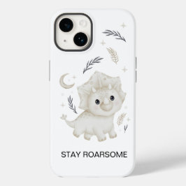 Moe Boho Dinosaur Kinderen Aangepaste iPhone Hoesj Case-Mate iPhone 14 Hoesje