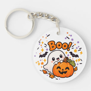 Moe Boo Geest Pompoen Halloween Acrylsleutelhanger Sleutelhanger