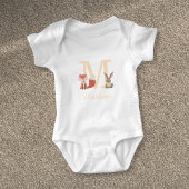 Moe Bos Konijn Vos Monogram Romper