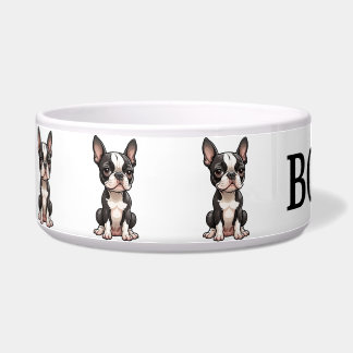 Moe Boston Terrier Gepersonaliseerde Kom