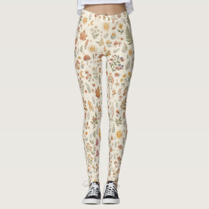 Moe Bosvos Fox Zon & Regenboog Dames Casual Leggings