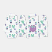 Moe Cactus Patroon Cartoon Bedank Doos Bedankdoosjes (Uitgevouwen)