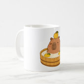 Moe Capybara Yuzu Bad Onsen Kawaii Mok (Voorkant links)
