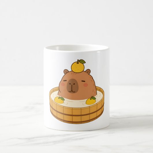 Moe Capybara Yuzu Bad Onsen Kawaii Mok (Center)