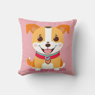 Moe cartoon puppy-cadeau voor huisdierliefhebbers kussen