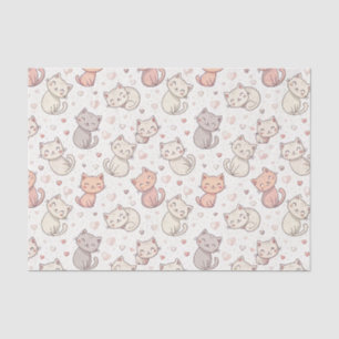 Moe Chibi Kat Patroon - Kinderen Kawaii Kitten Ont Tissuepapier