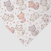 Moe Chibi Kat Patroon - Kinderen Kawaii Kitten Ont Tissuepapier (Detail)