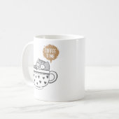 Moe Coole Katten Mok Koker 'Koffietijd' Kitten Bek (Voorkant links)