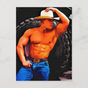 Moe cowboy briefkaart