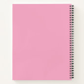 Moe Creatieve Roze Pop Collage Spiraal Notebook Notitieboek (Achterkant)