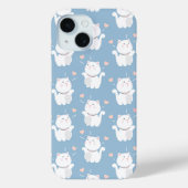 Moe design van kattenpatroon Case-Mate iPhone case (Achterkant)