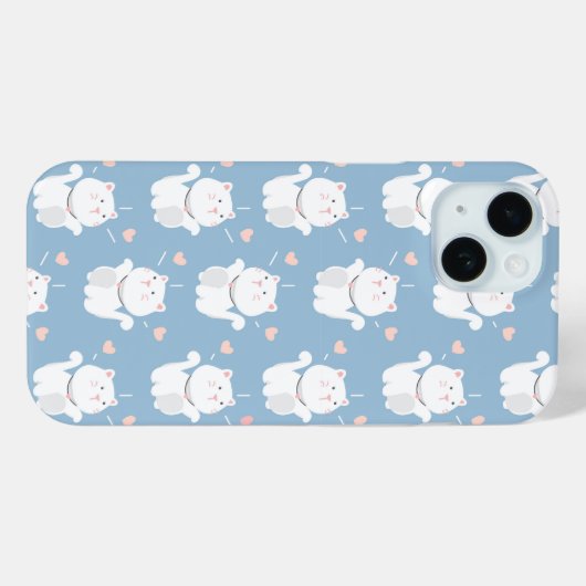 Moe design van kattenpatroon Case-Mate iPhone case (Achterkant (horizontaal))