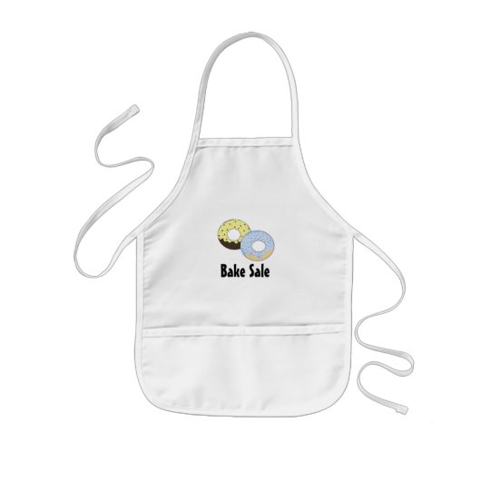 Moe design voor het bakwedstrijd donuts kinder schort (Voorkant)
