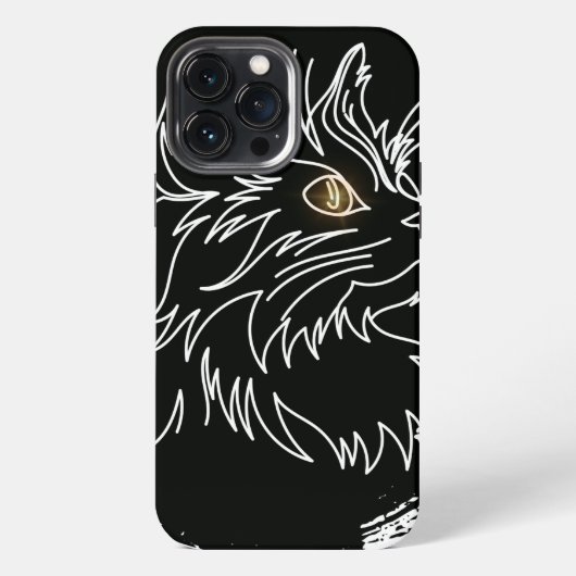Moe design voor kattenliefhebbers iPhone hoesje (Achterkant)
