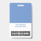 Moe en grappig gepersonaliseerd verpleegster ID-ba Badge (Achterkant)