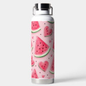Moe Flessen met Waterverf Watermeloen Patroon (Achterkant)