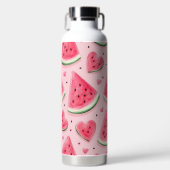 Moe Flessen met Waterverf Watermeloen Patroon (Voorkant)