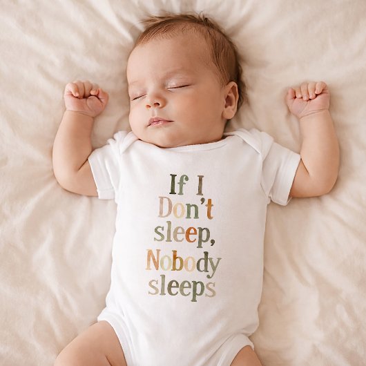 Moe Fun Baby Heeft Slaap Body Romper
