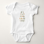 Moe Fun Baby Heeft Slaap Body Romper (Voorkant)
