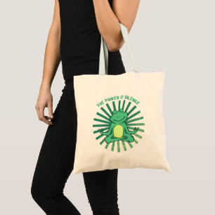 Moe Fun Kikker Meditatie Yoga Boodschappentas Tote Bag