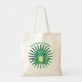 Moe Fun Kikker Meditatie Yoga Boodschappentas Tote Bag