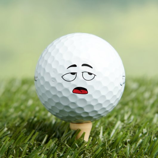 Moe glimlach emoticon golfballen (Insitu Shirt)