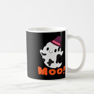 Moe! Grappige Koe Ghost Halloween Vrouwen Meisjes  Koffiemok