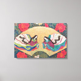  Moe: Heian Princess Fairies Canvas Afdruk