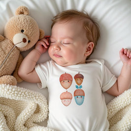 Moe herfst baby outfit | Woodland babyspeelpakje Romper