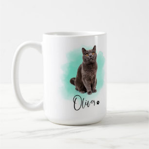 Moe kat kunstwerk mok – Cadeau voor dierenvrienden