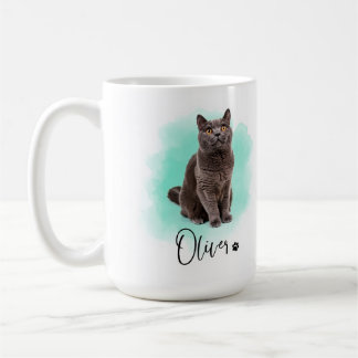 Moe kat kunstwerk mok – Cadeau voor dierenvrienden
