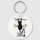 Moe Kat Sleutelhanger | Schattig Katje Accessoire (Voorkant)