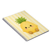 Moe Kawaii Ananas Notitieboek (Rechterzijde)