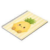 Moe Kawaii Ananas Notitieboek (Linkerzijde)