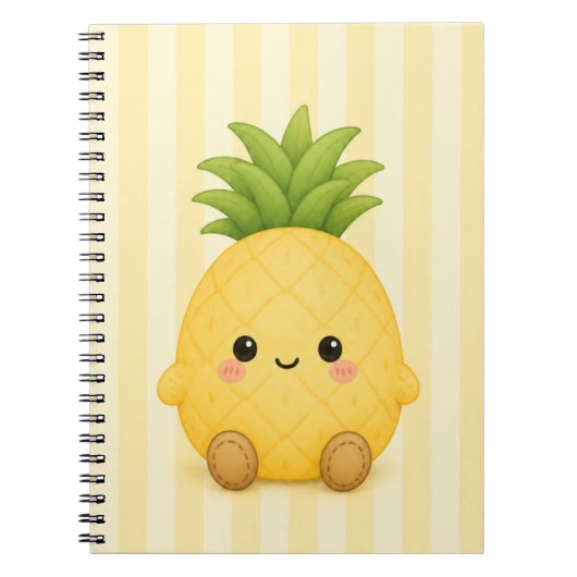 Moe Kawaii Ananas Notitieboek (Voorkant)