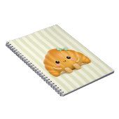Moe Kawaii Croissant Spiraal Notebook Notitieboek (Rechterzijde)