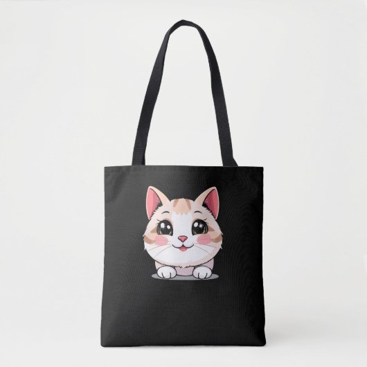 Moe Kawaii Dierentassen Tote Bag (Voorkant)
