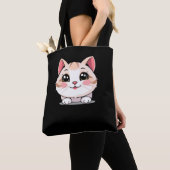 Moe Kawaii Dierentassen Tote Bag (Dichtbij)